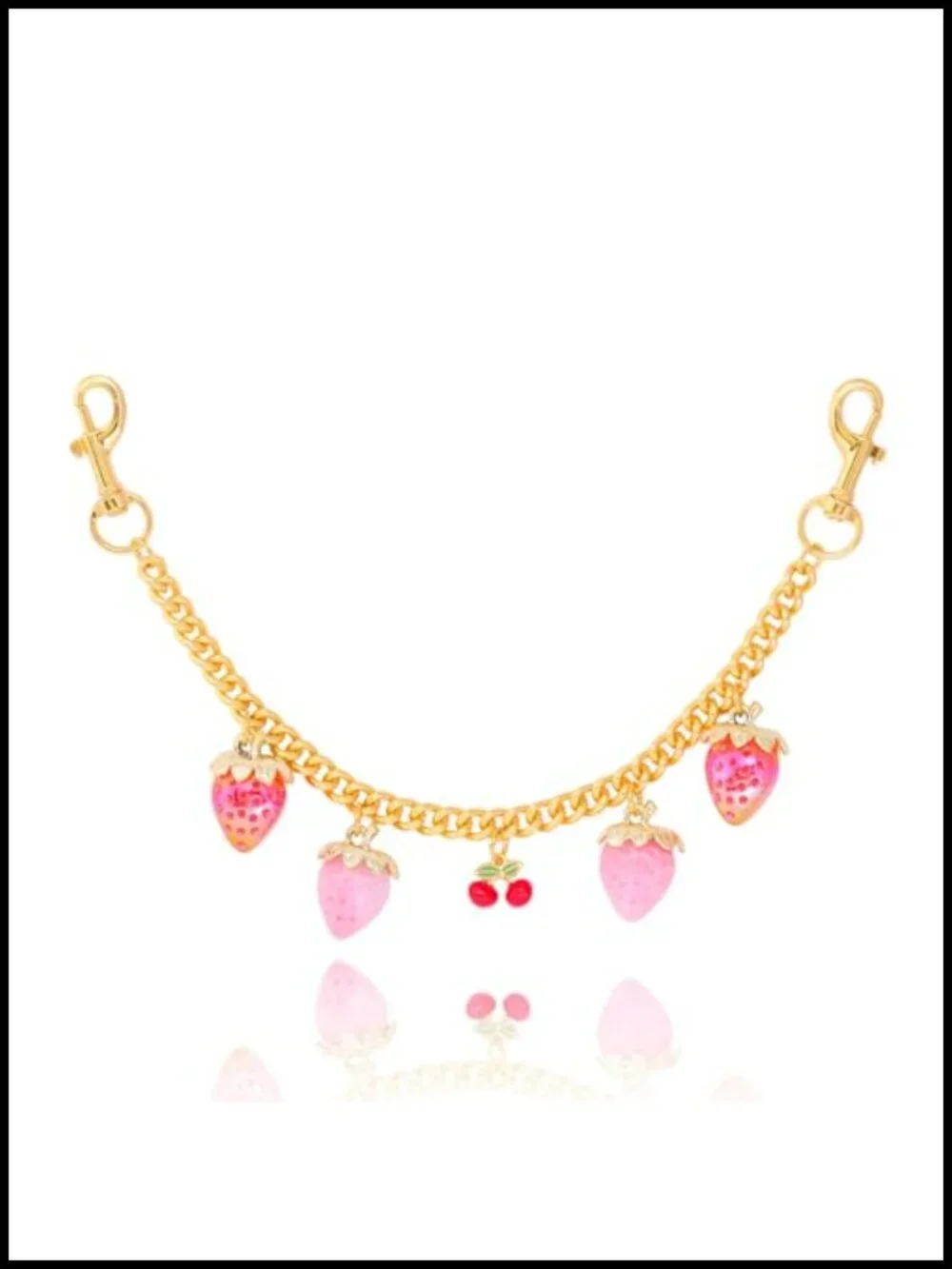 Gold Plated Bag Charm Chain for Handbags, Wallet, Pants, Purse Accessory, Cute
